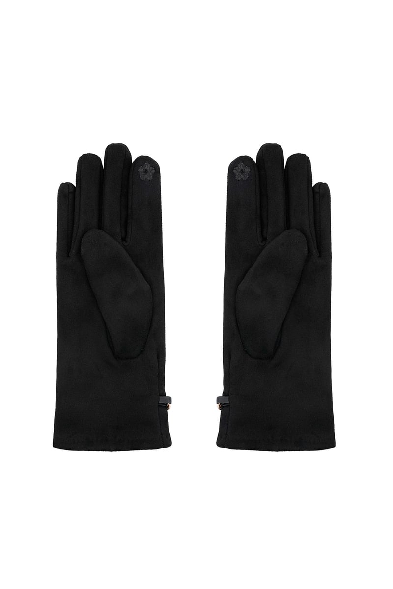 Glamour glove - zwart