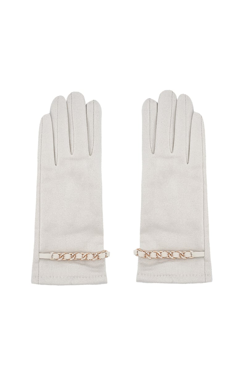 Glamour glove - zwart