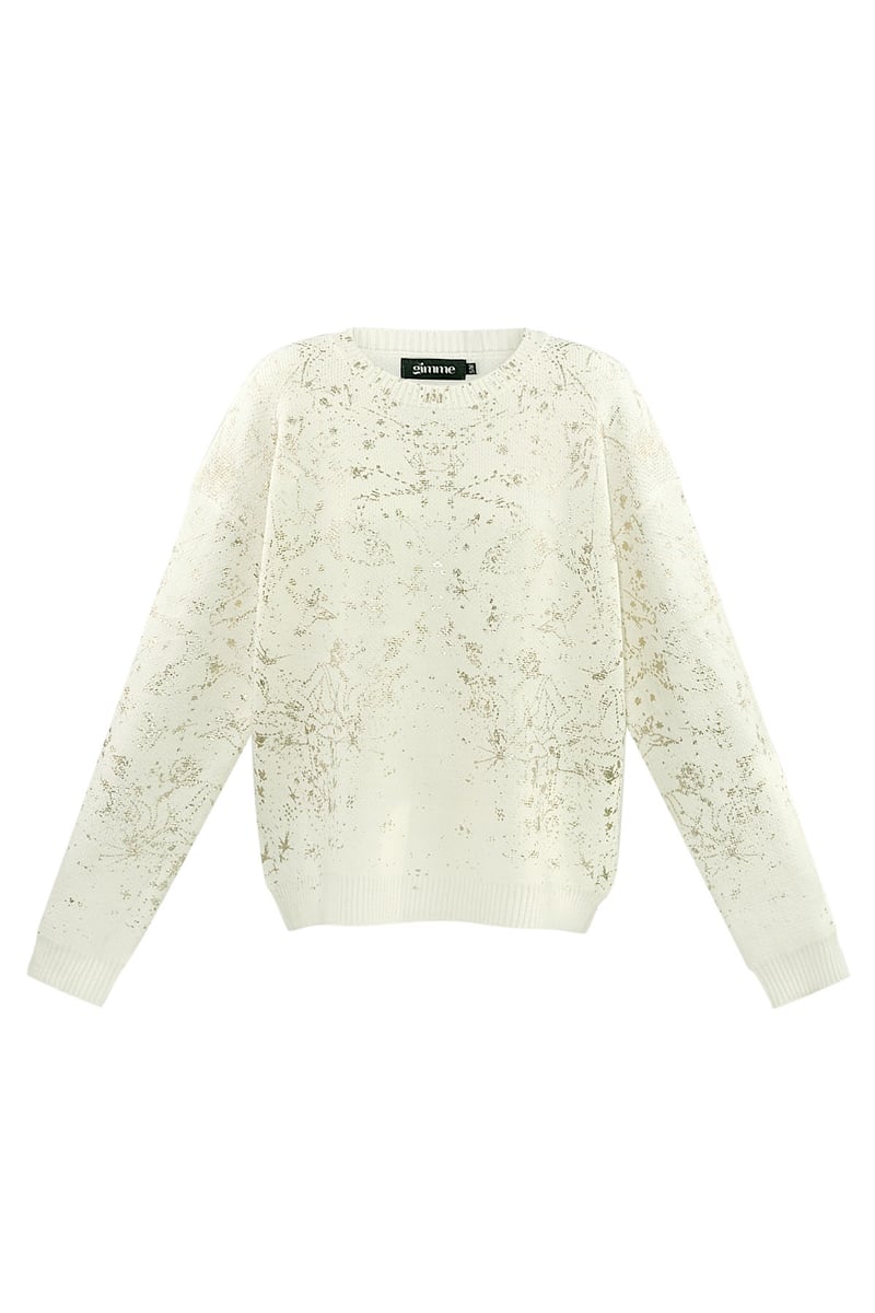 Trui sparkle statement - zwart