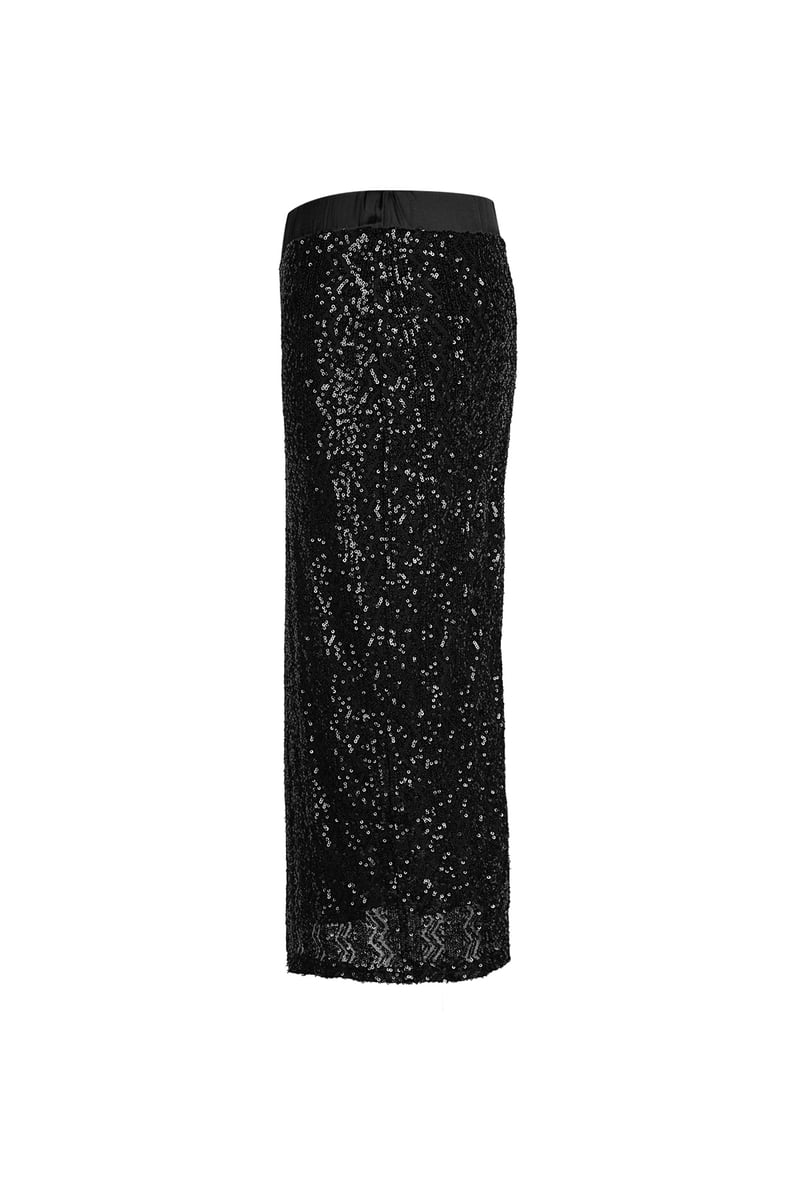Glitter rok - zwart