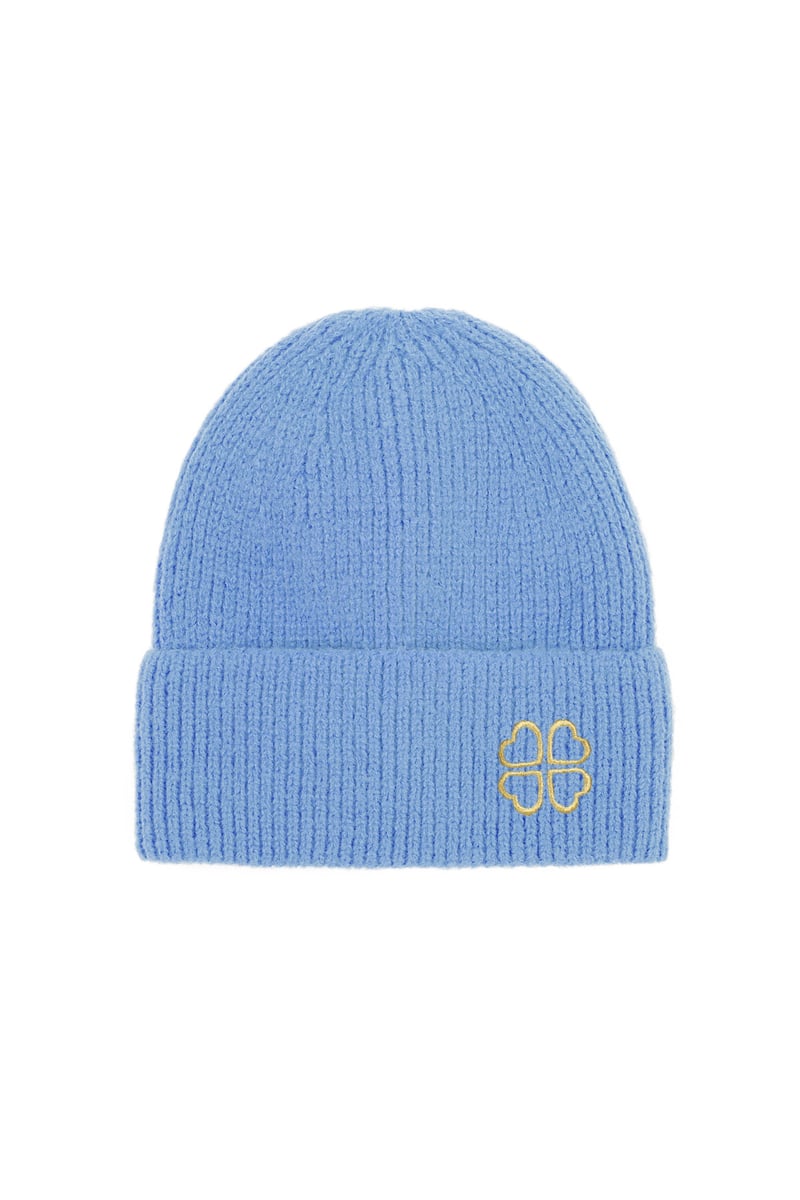 Lucky beanie - blauw