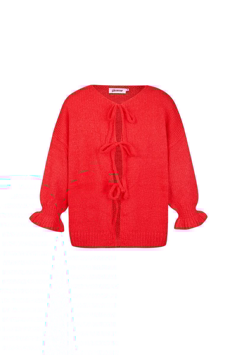 Tied up vest - Grijs