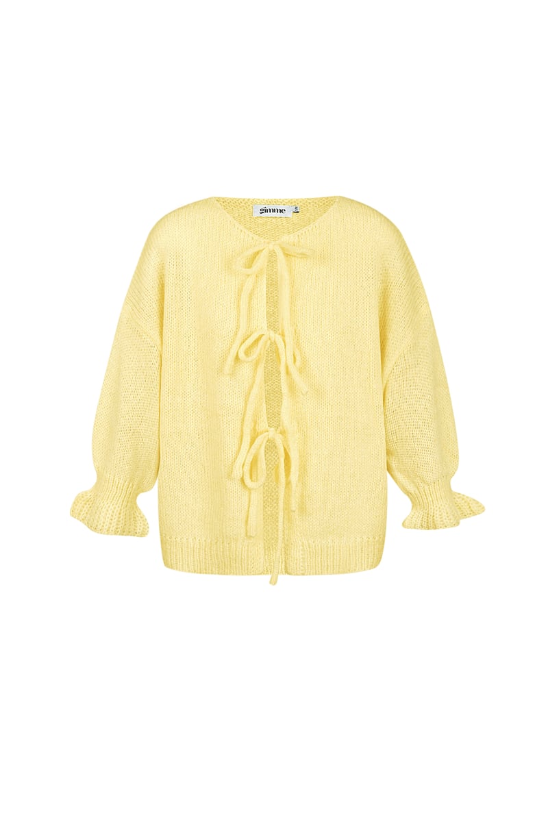 Tied up vest - Grijs