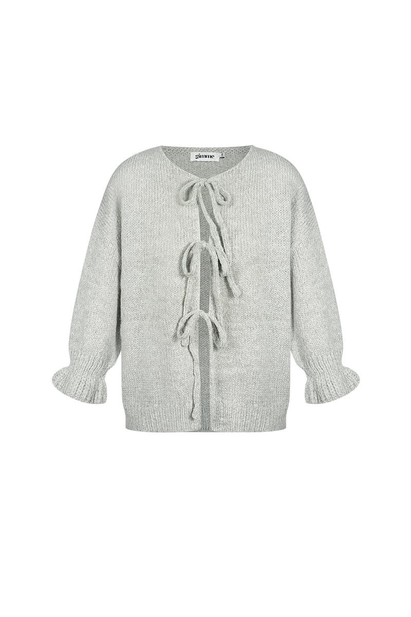 Tied up vest - Grijs