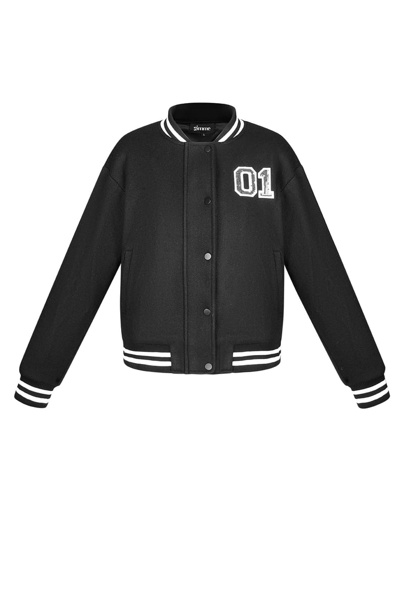 Bomberjack sporty spice - Zwart