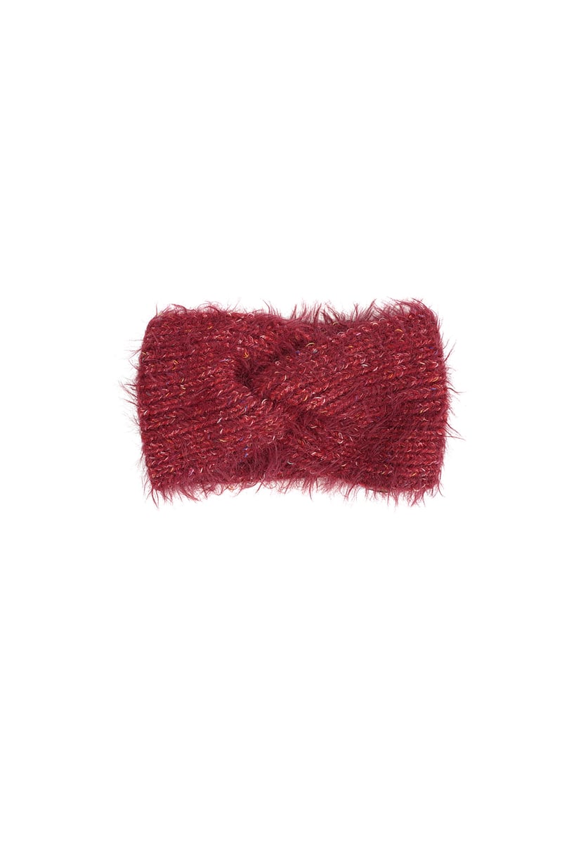 Winter haarband frosty chic - Rood
