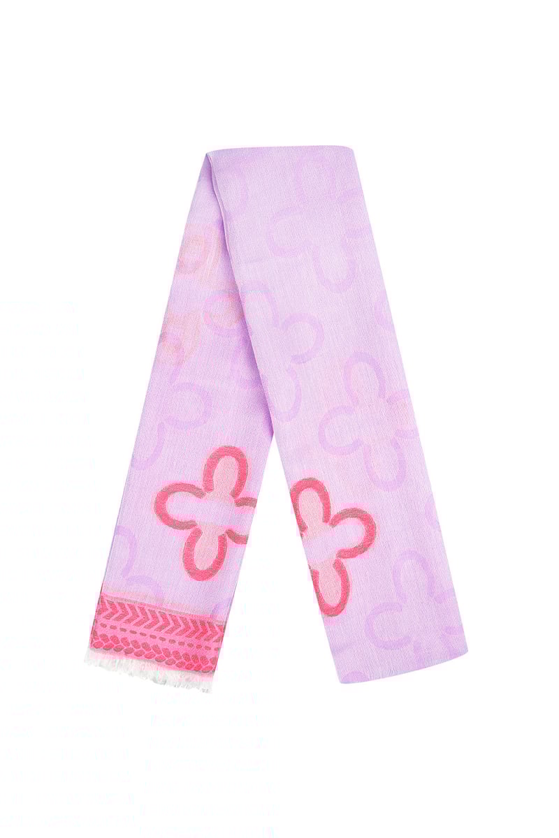 Colorful Scarf - pink