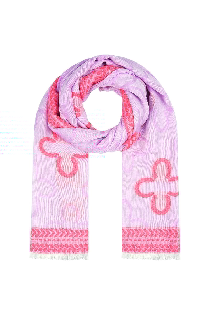 Colorful Scarf - pink