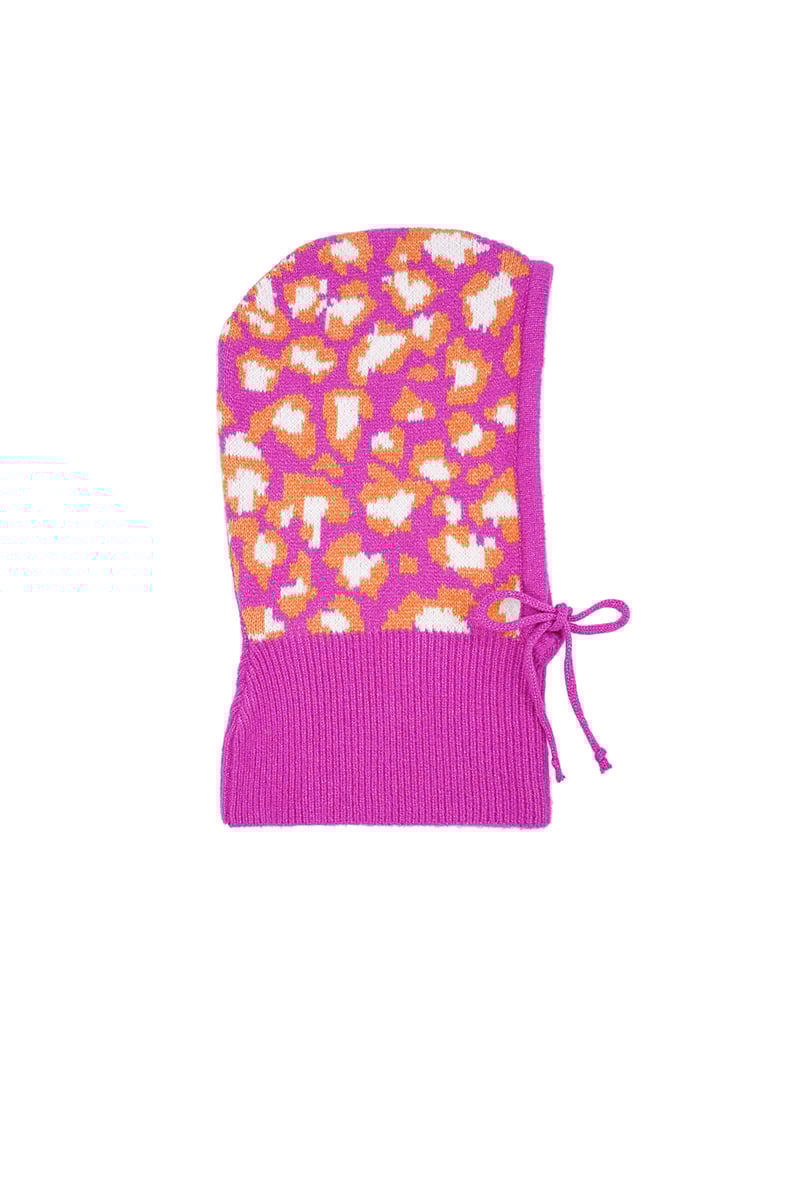 Panterprint balaclave - Beige