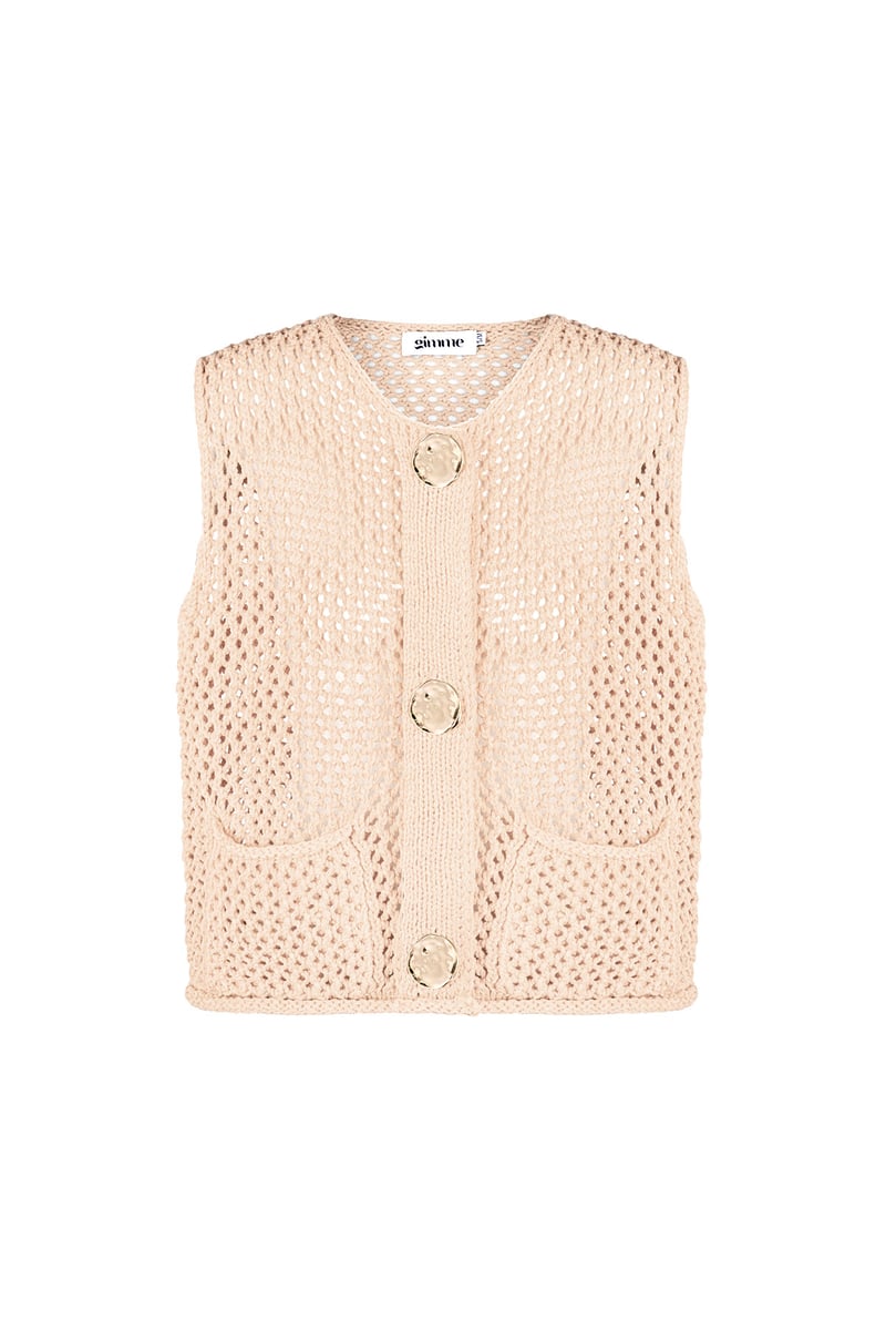 Playful vest - Beige