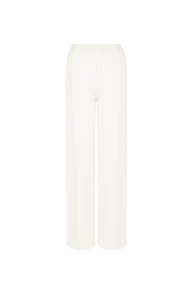 Comfy knitted broek - Zwart