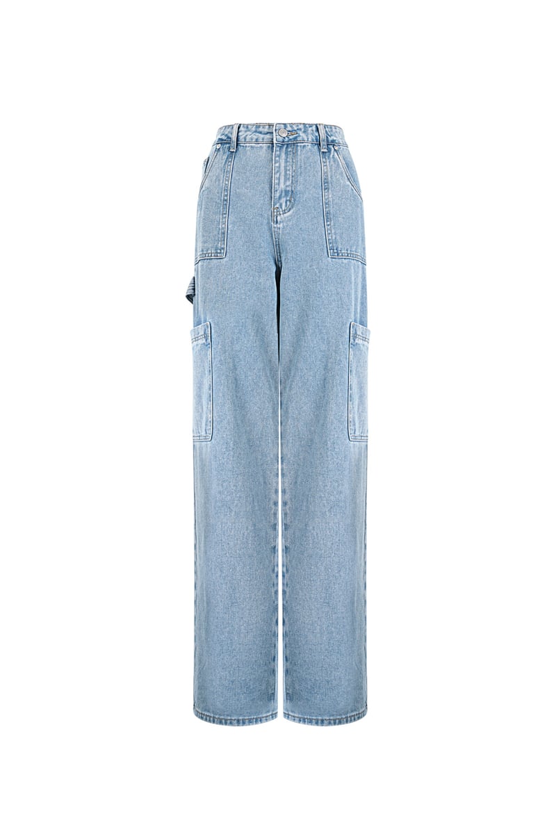 Jeans cool girl cut - Blauw