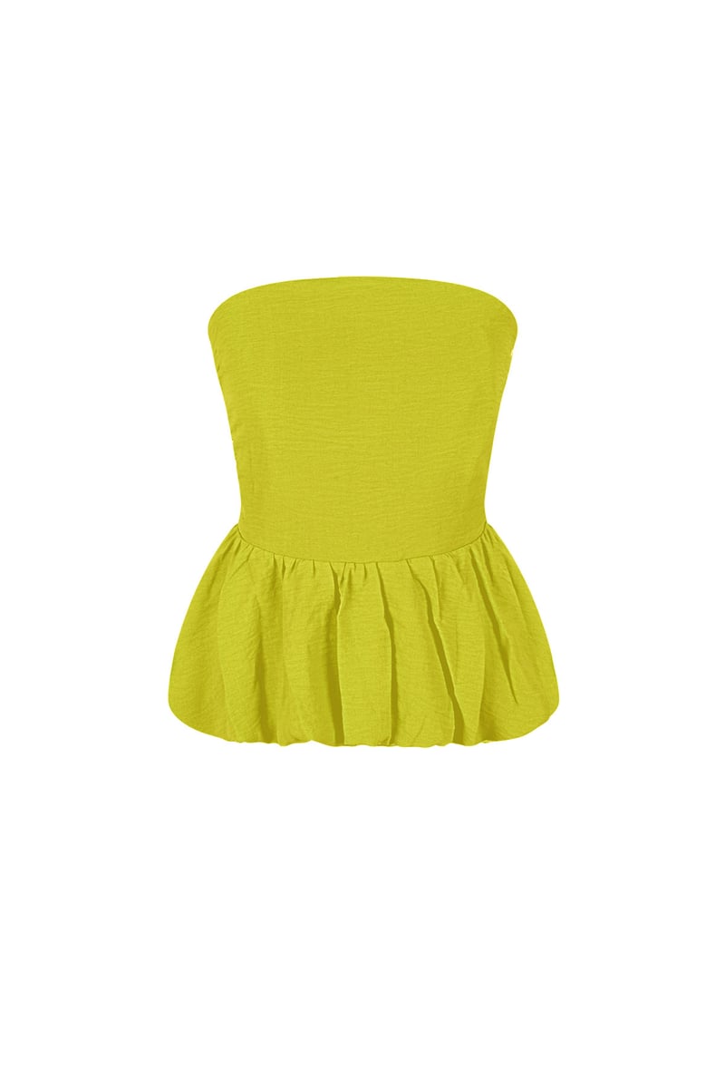 Summer Vibe Top - Geel 