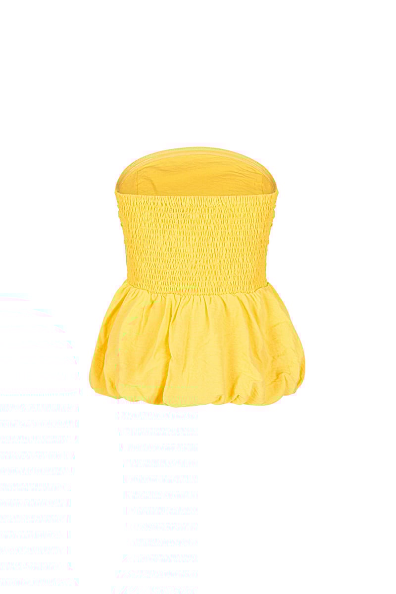 Summer Vibe Top - Geel 