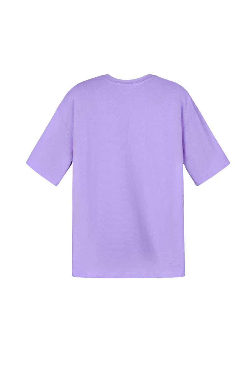 Short sleeve top Vlinder - Purple