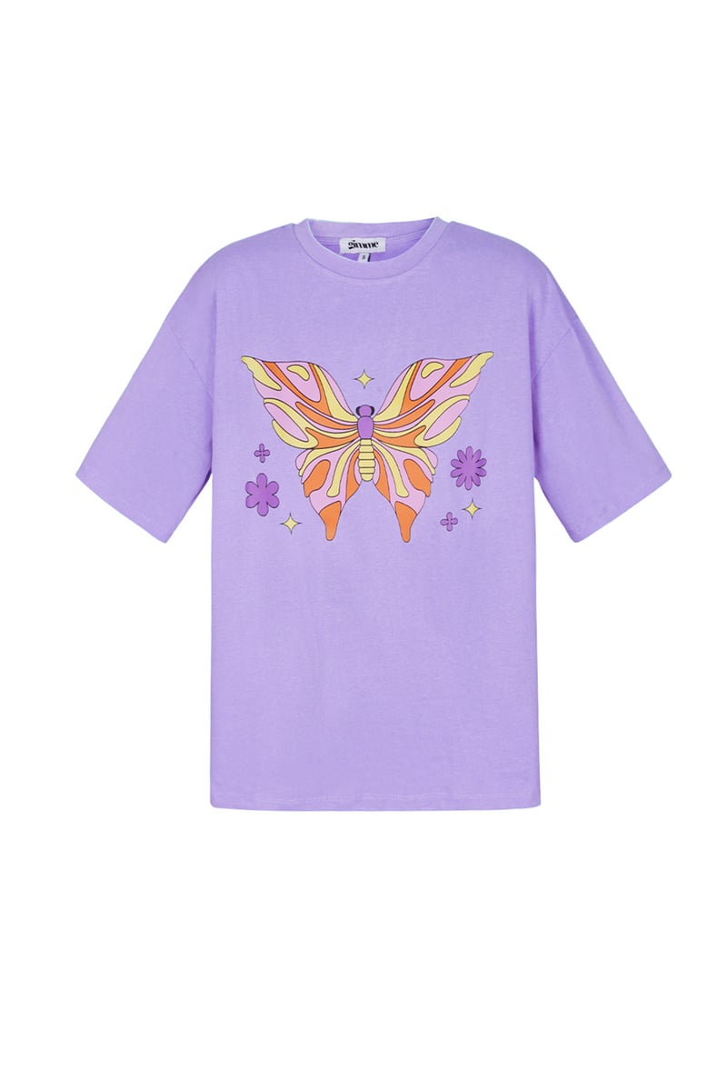 Short sleeve top Vlinder - Purple