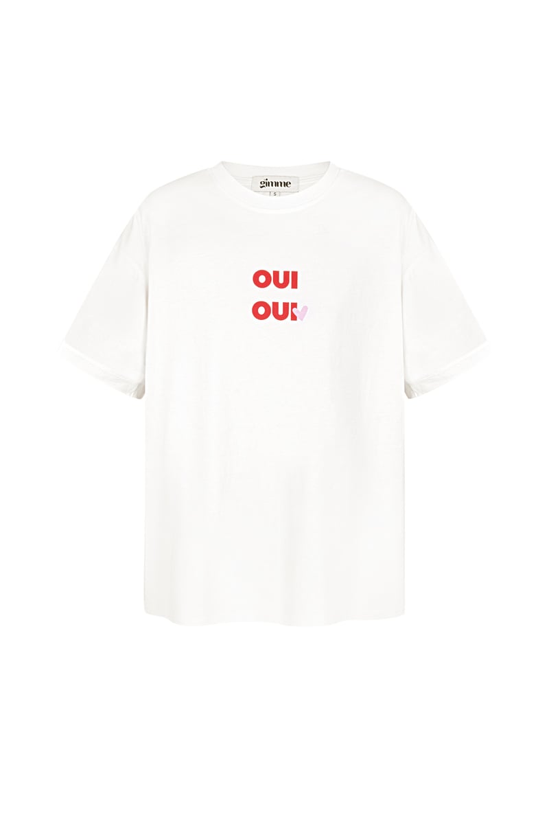Oui Oui T-Shirt - rood
