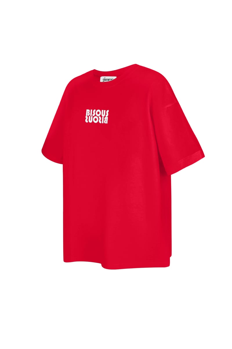 Bisous Top met korte mouwen