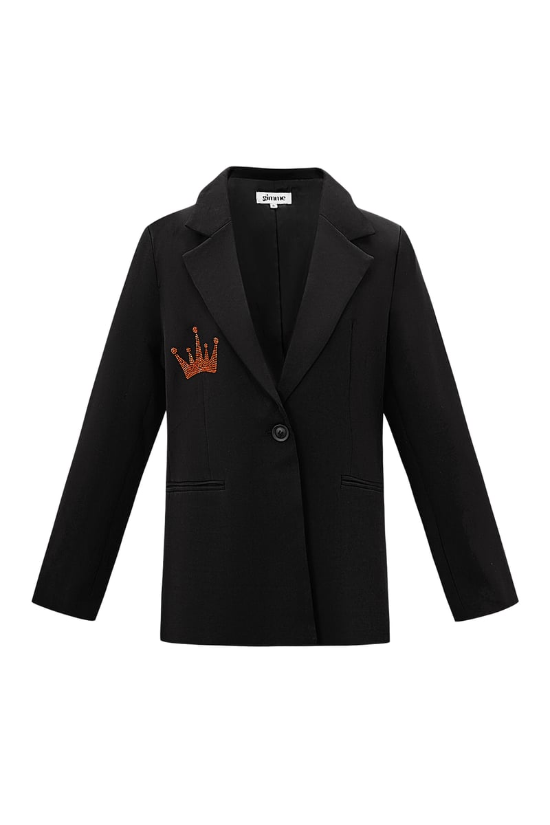 Queen Blazer KIngsday - Zwart