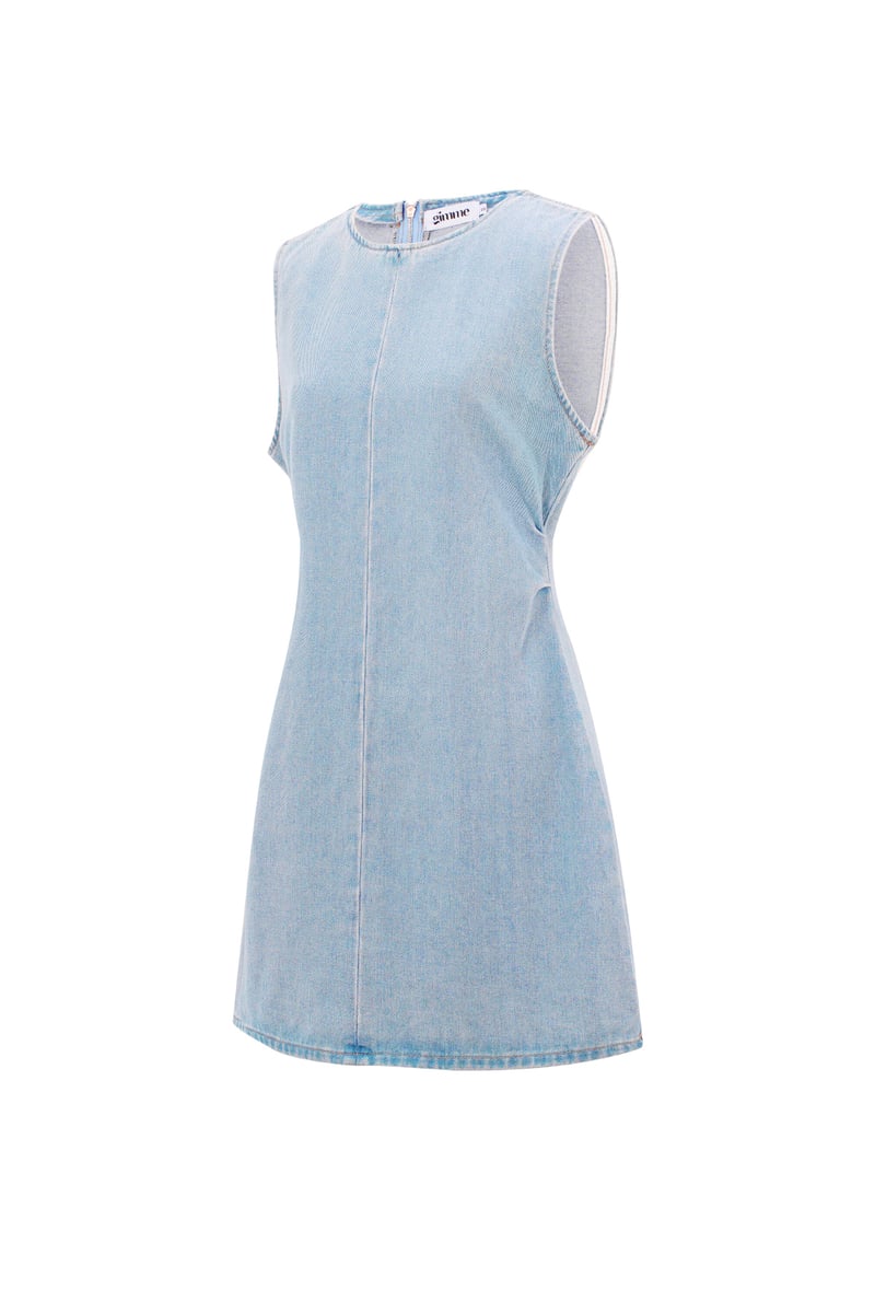 Cute Mini Dress - Gebroken Wit