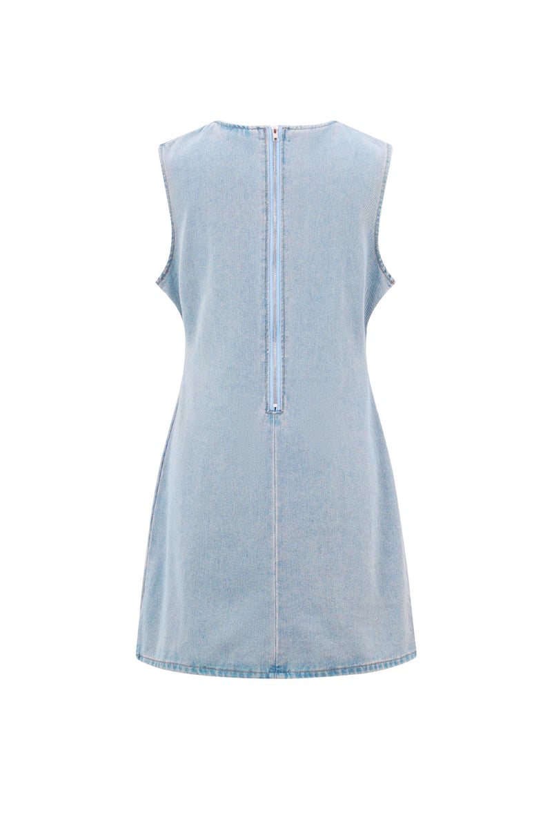 Cute Mini Dress - Gebroken Wit