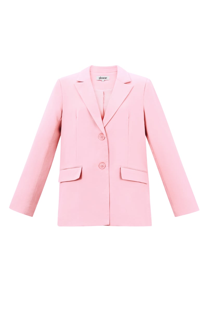 Blazer met strik - Zwart