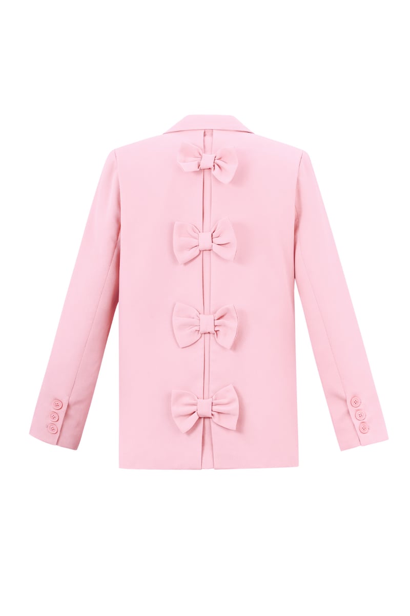 Blazer met strik - Zwart