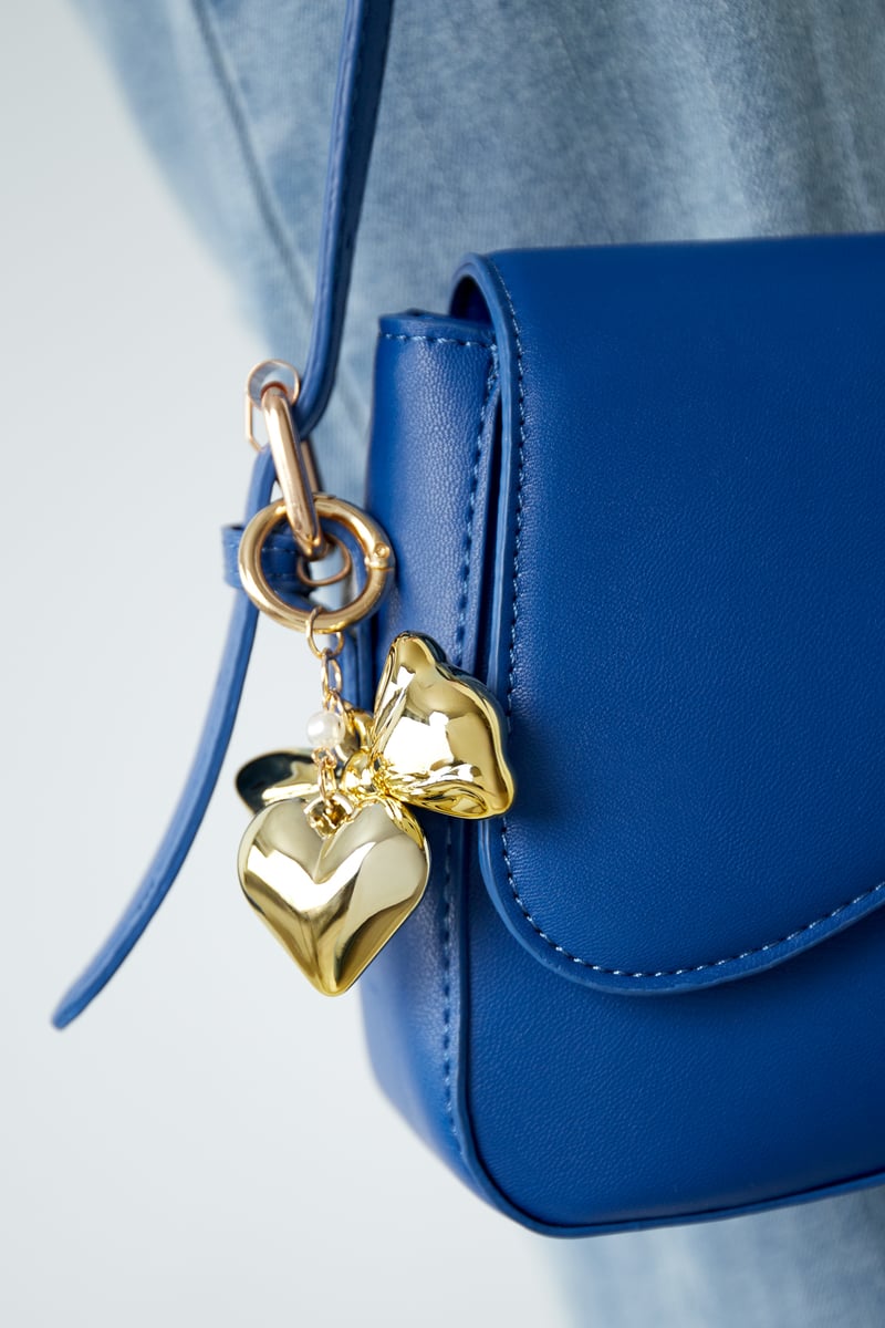 accessory pendant strikje parel hartje