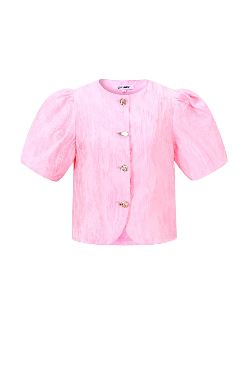 Statement top met pofmouwen