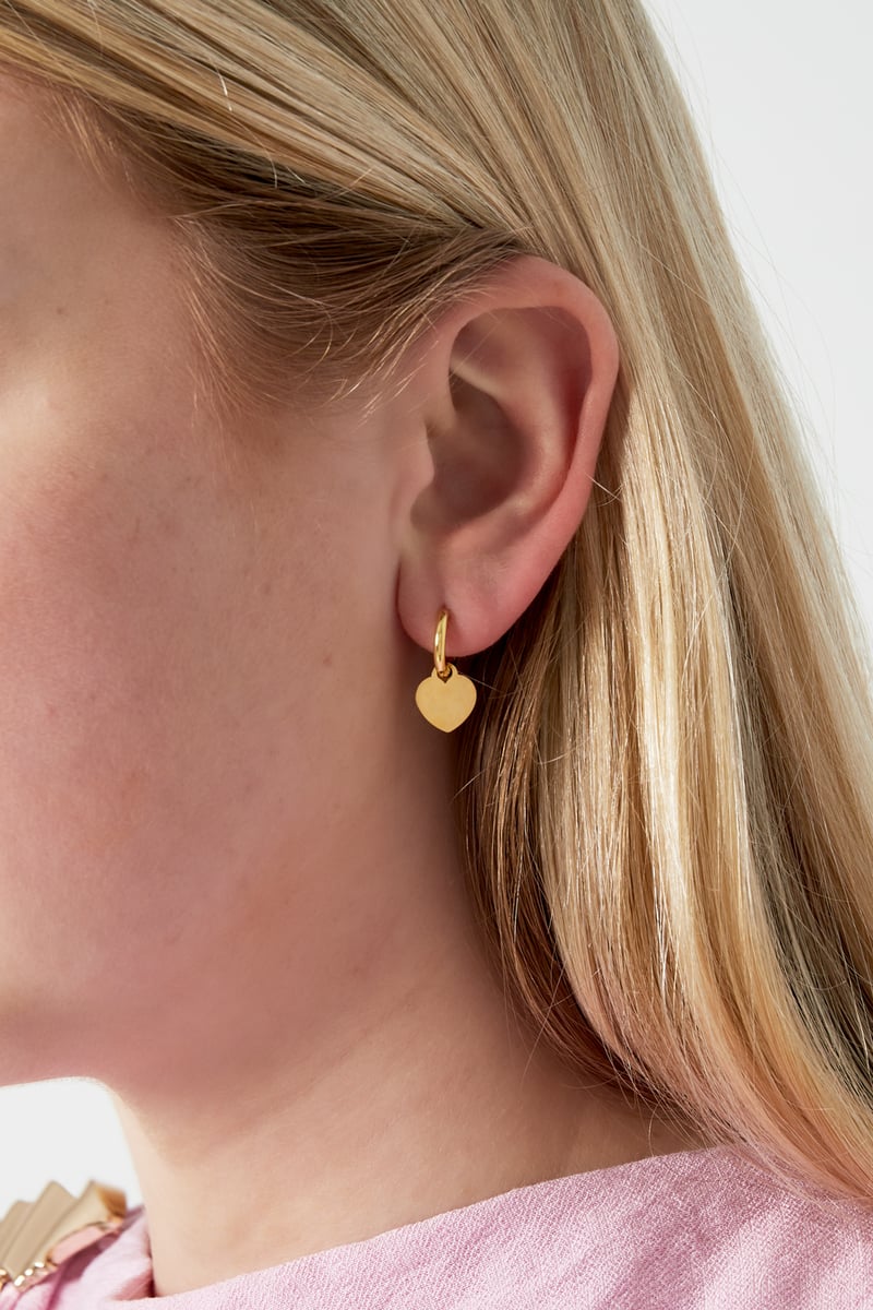 Eenvoudige hart oorbellen