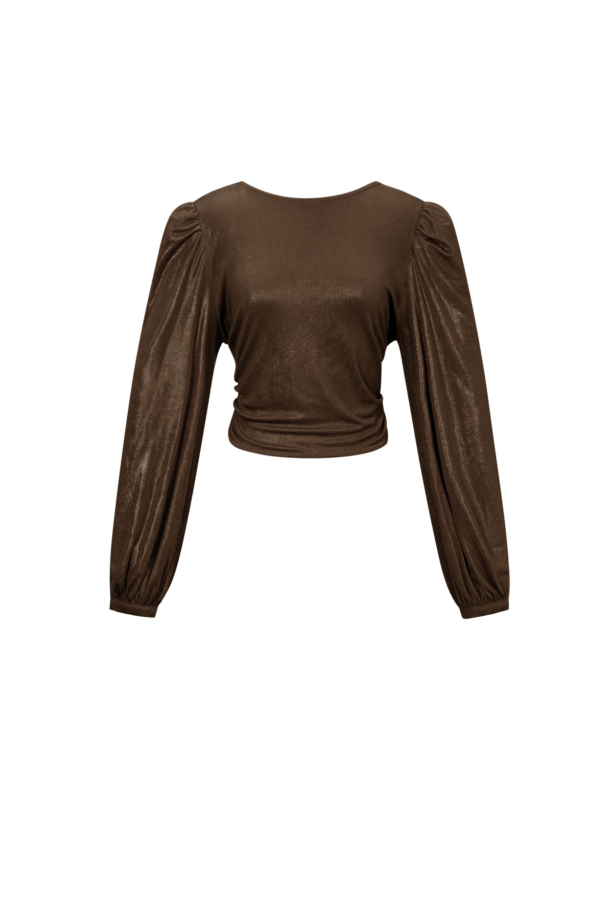Polyestervezel (polyester) Tops met lange mouwen Effen kleur Sexy herfst/winterkleding