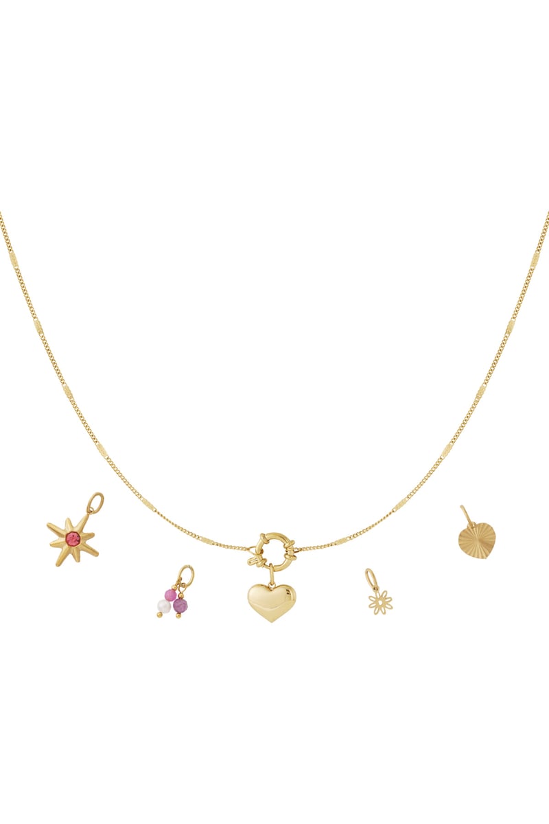 Mini hartje DIY ketting