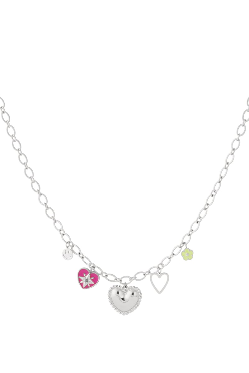 Roestvrijstalen hangerkettingen Hart Casual Dagelijks