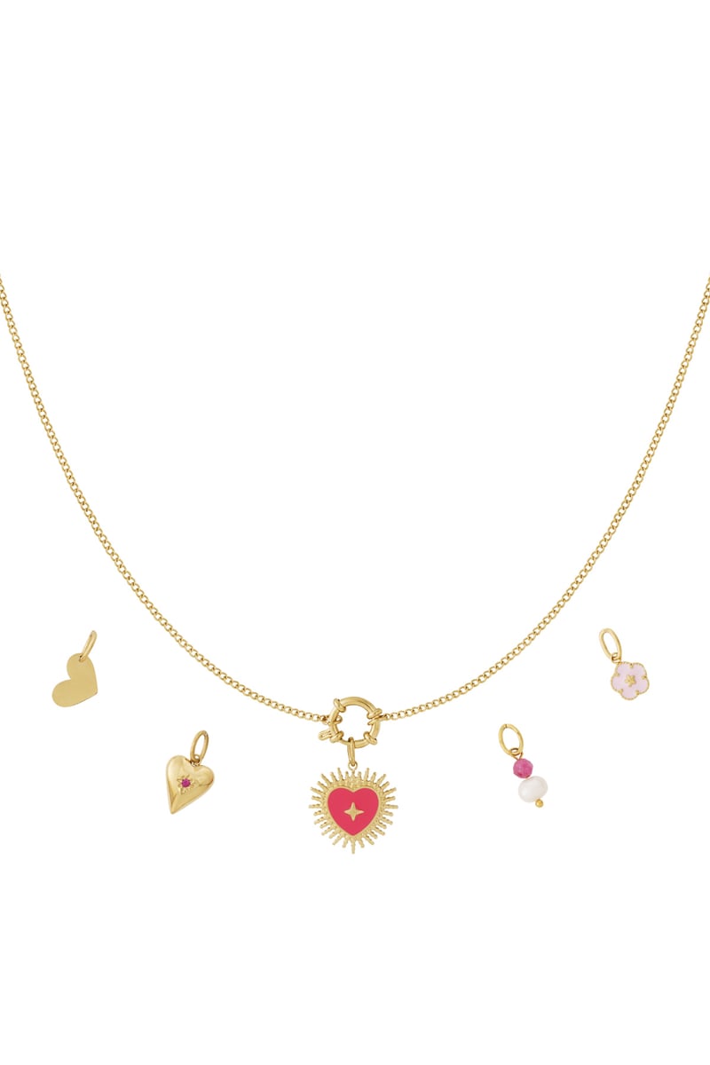 DIY-ketting van de zon van het hart