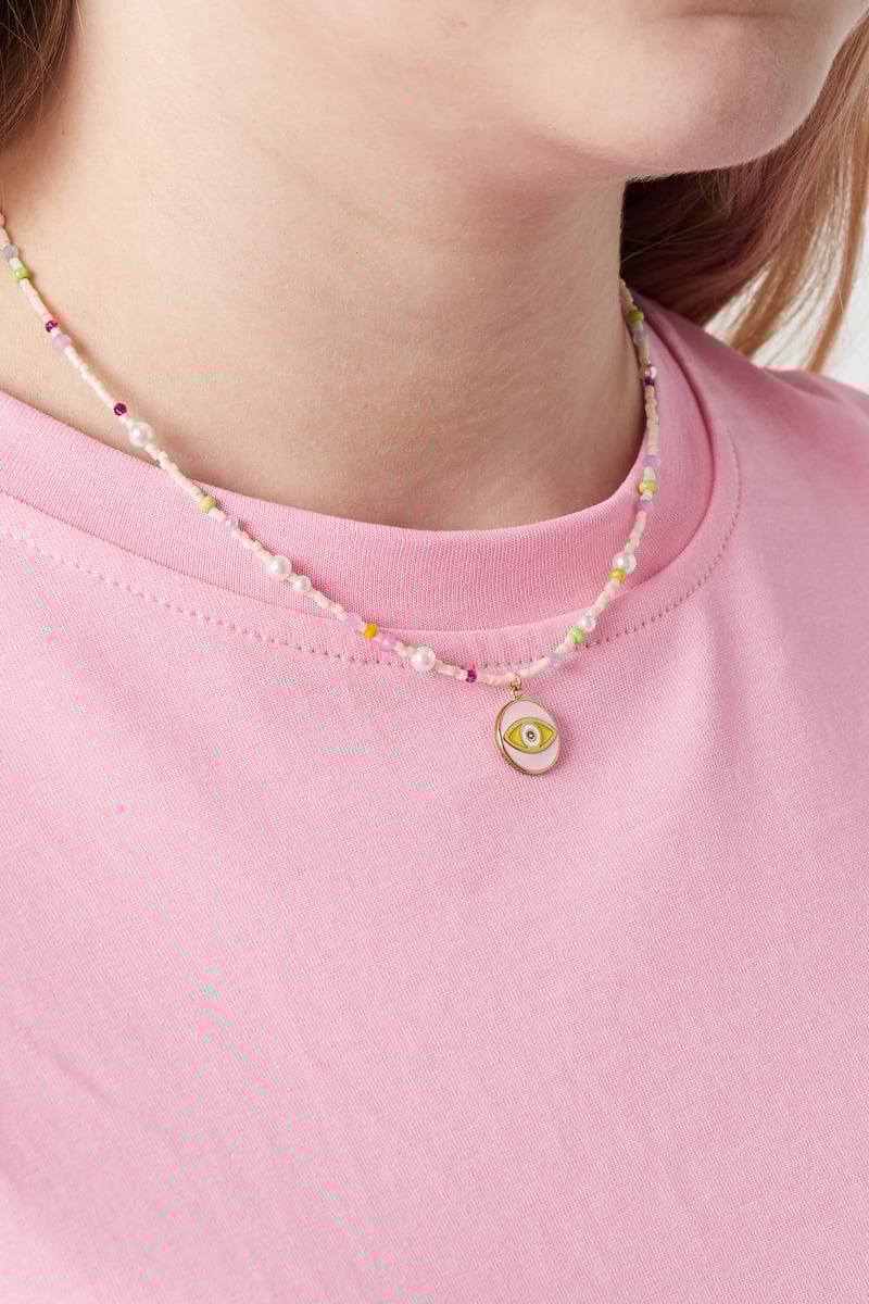 All eyes on you Ketting - Roze multi