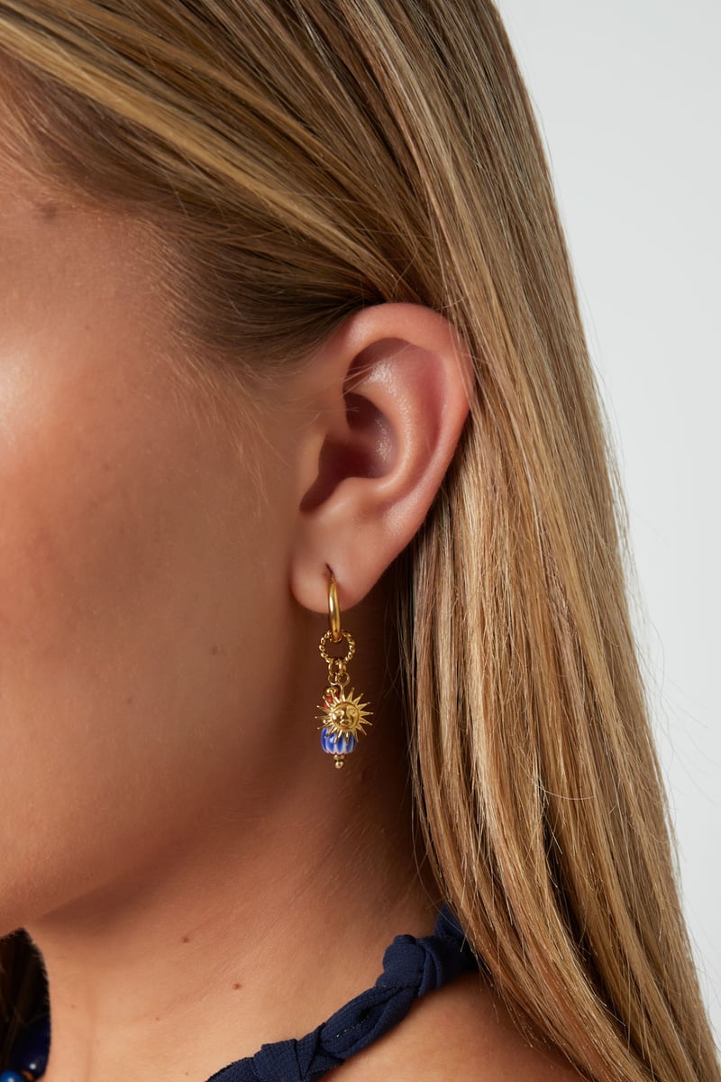 Sun Happy Charm oorbellen