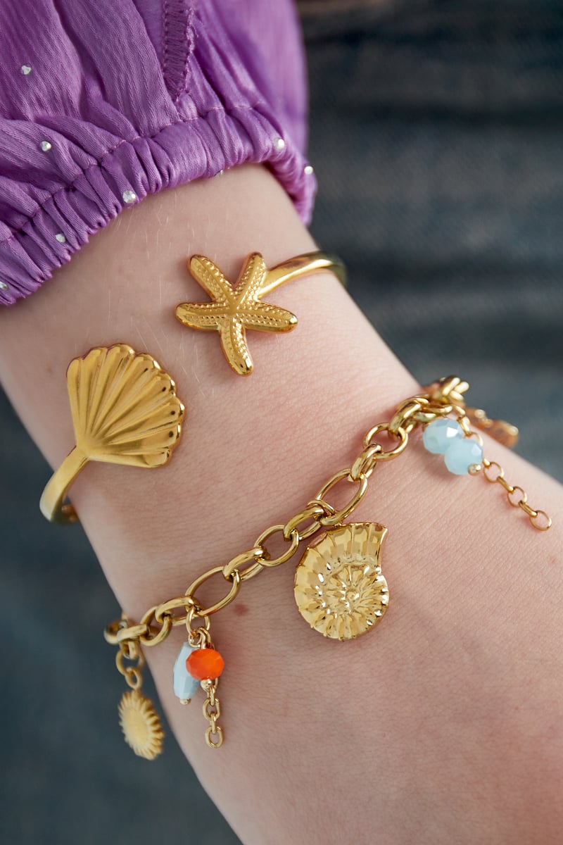 Gouden Zon Armband - Goudkleur
