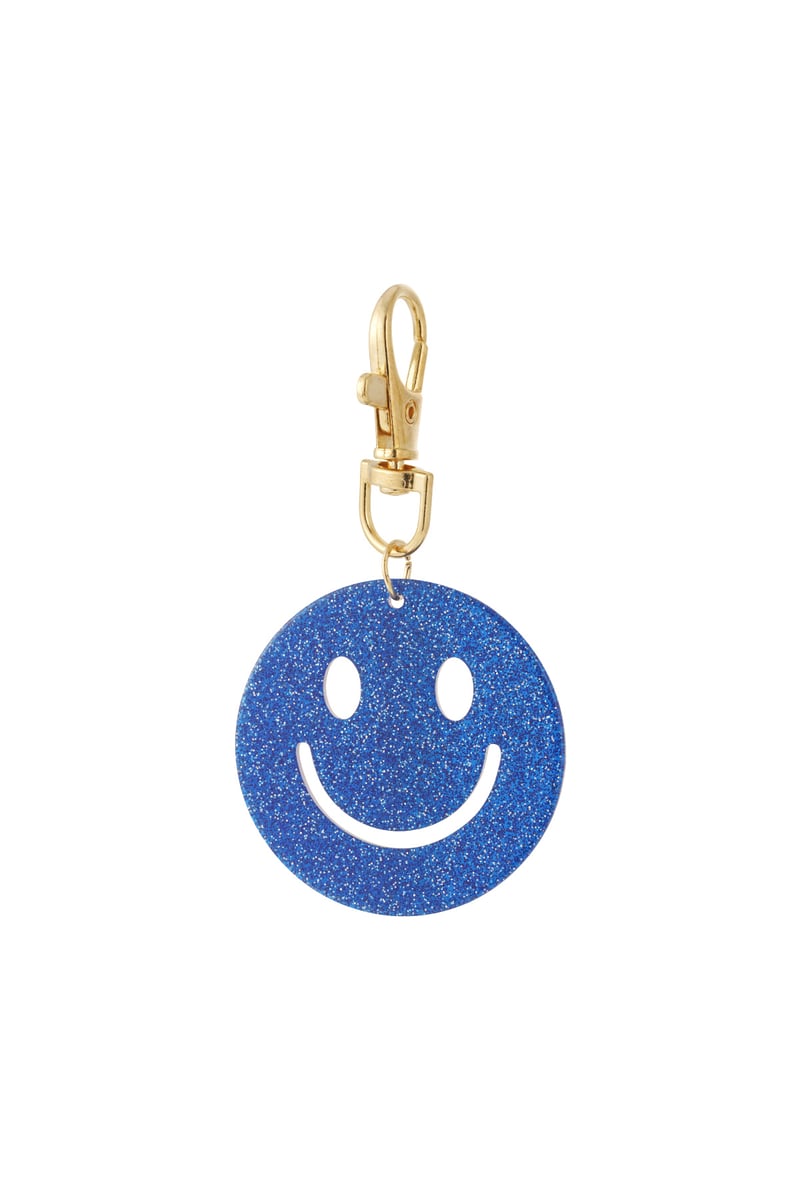 Keep Smiling sleutelhanger - wit