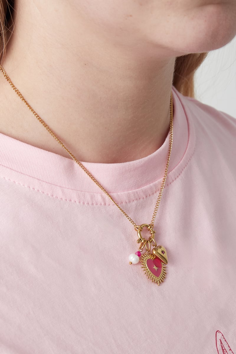 DIY-ketting van de zon van het hart