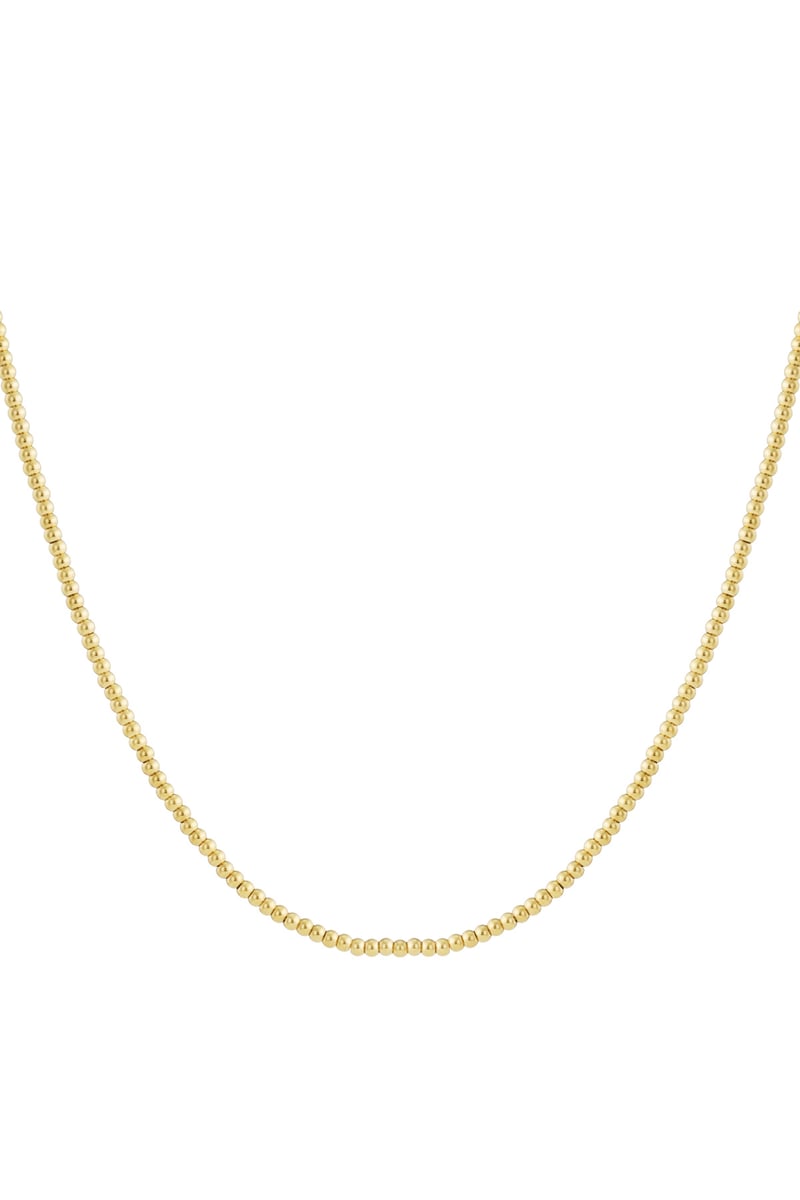 Ketting van massieve kralen - 4 mm