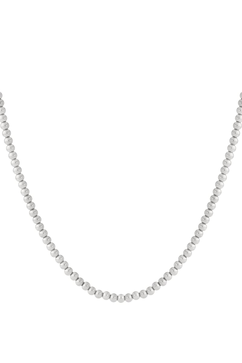 Ketting van massieve kralen - 6 mm