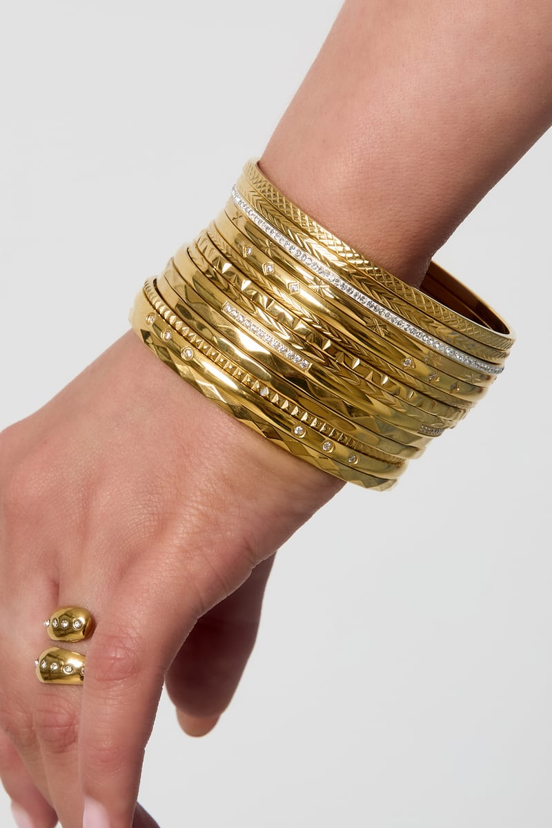 Roestvrijstalen armbanden Geometrisch Dagelijks Dagelijks