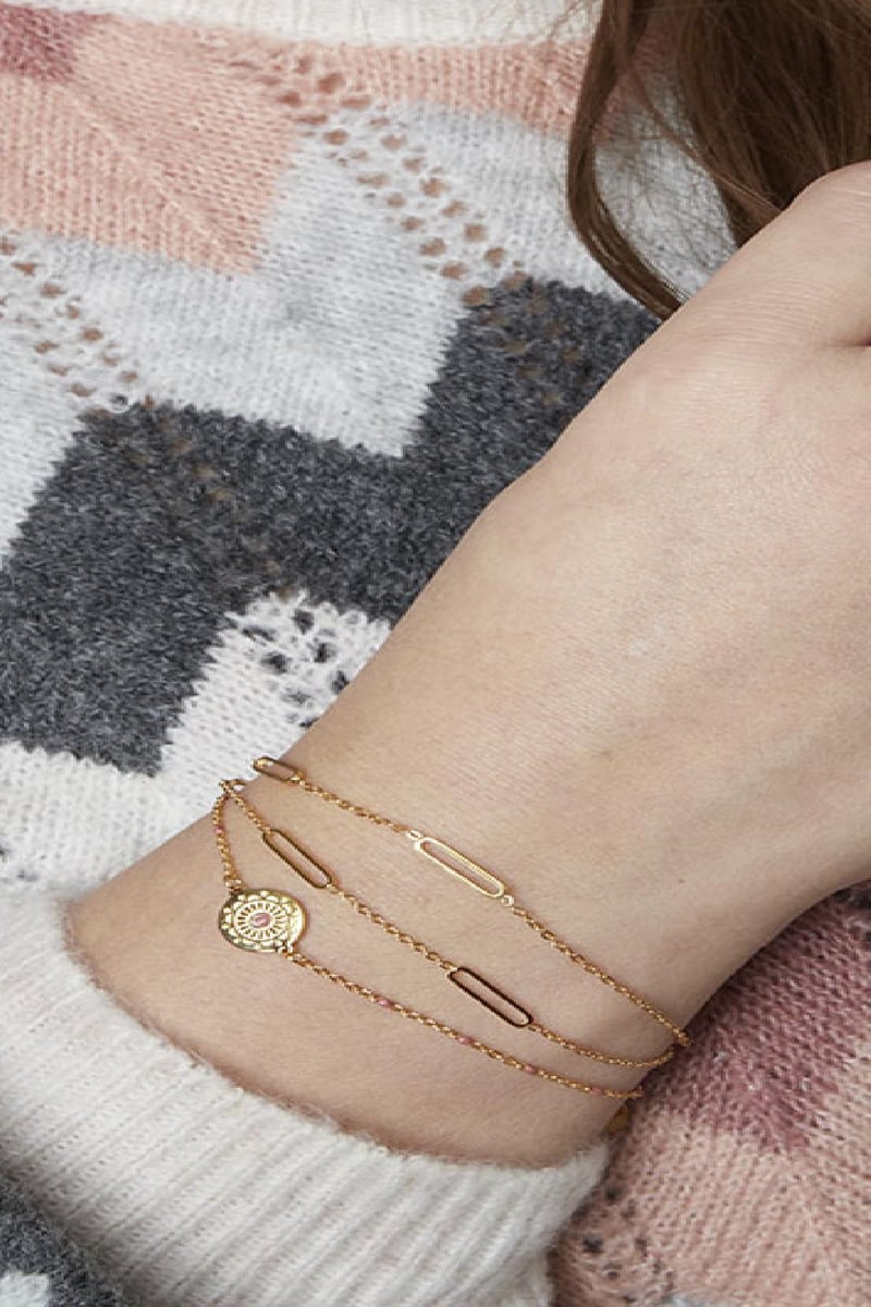 Armband Seductive Goud kleur Stainless Steel