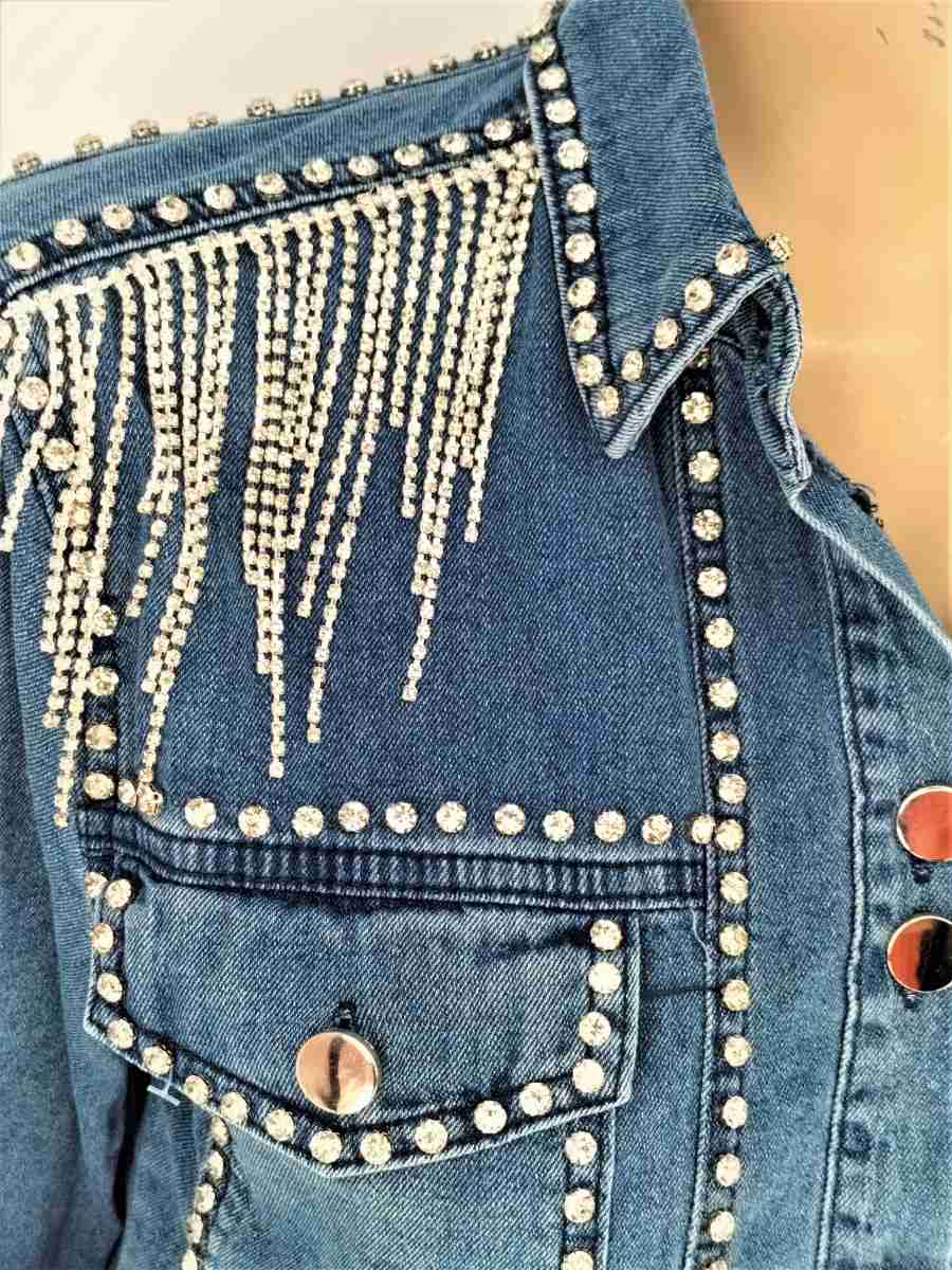 Jeans Crop Top