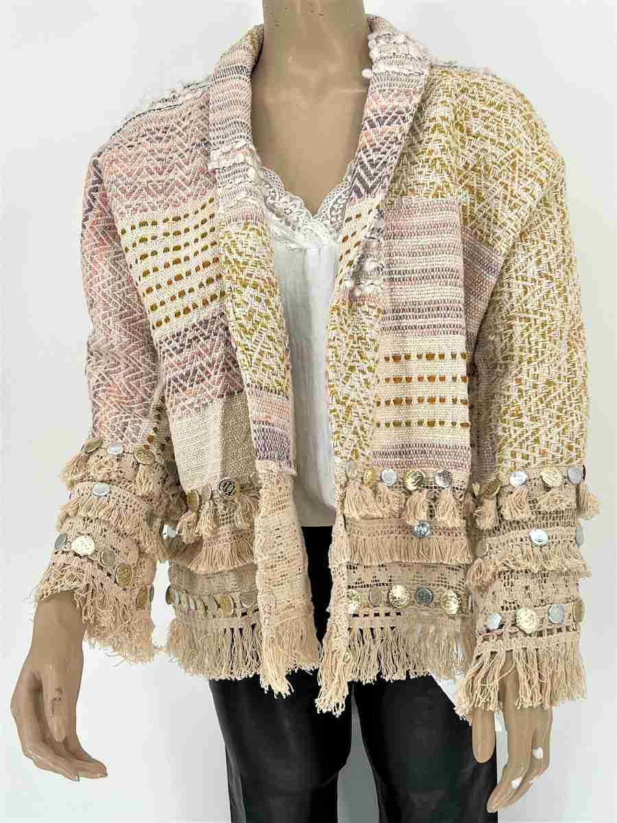 IBIZA vest/jasje met coins