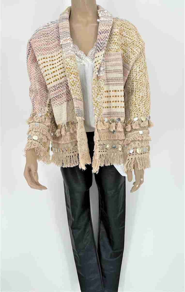 IBIZA vest/jasje met coins