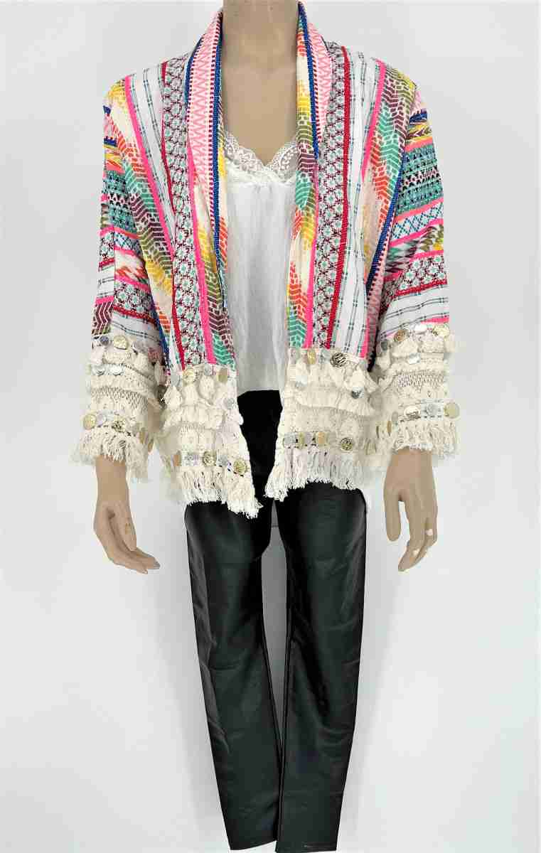 IBIZA vest/jasje met coins