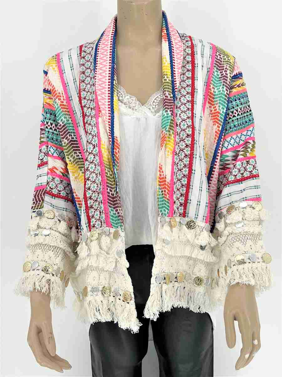 IBIZA vest/jasje met coins