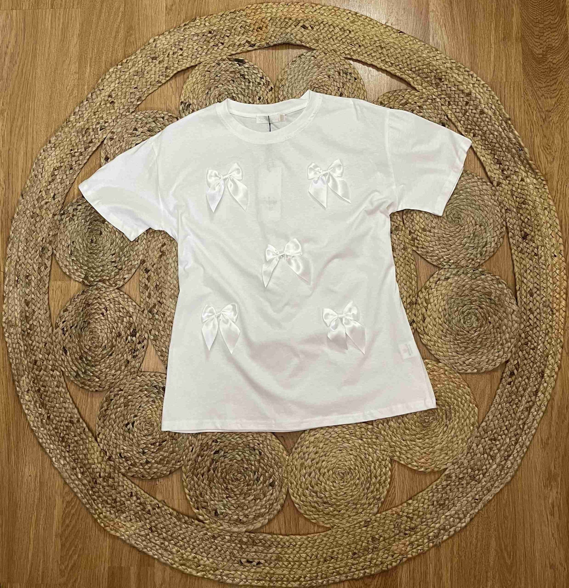Satin Bow Shirt
