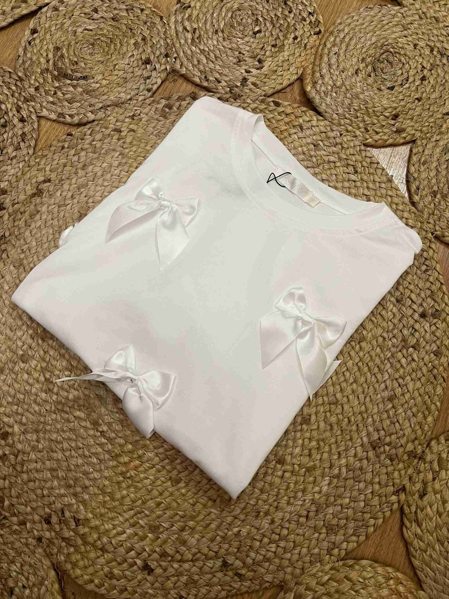 Satin Bow Shirt